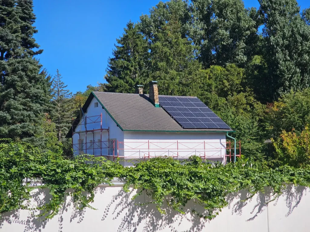 PV-Anlage auf einem Einfamilienhaus