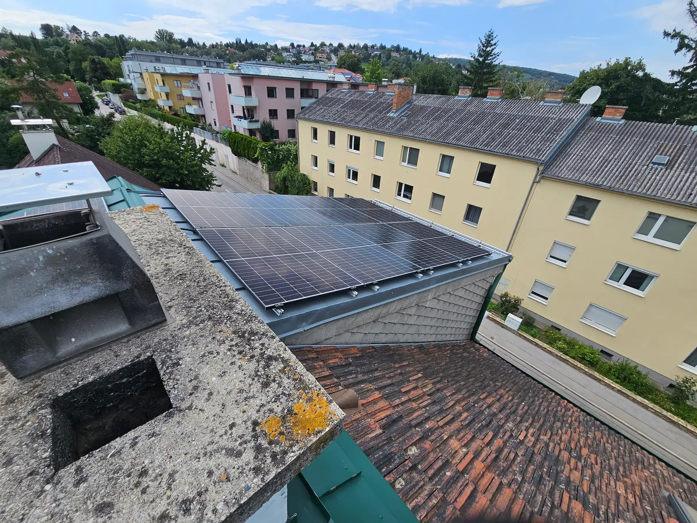PV-Anlage auf einem Hausdach