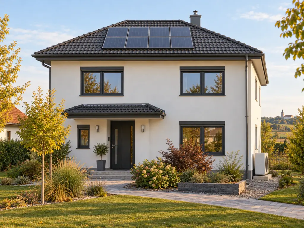 Saniertes Einfamilienhaus mit Wärmepumpe und Photovoltaik
